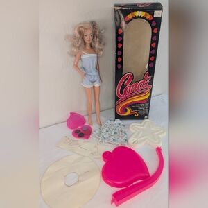 Vintage 1979 Candi Doll Color Her Hair/Makeup 18" Supersize w/ Accessories Mego